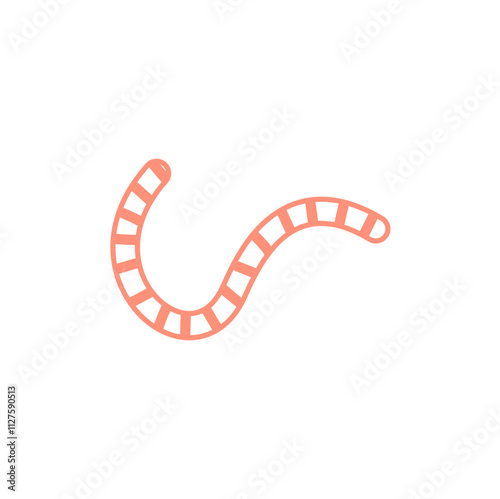 earthworms outline icon 