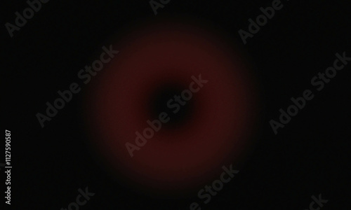 red circle grainy on black background dark 