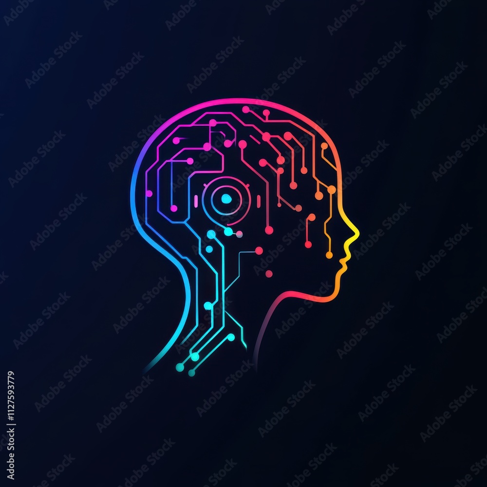 Obraz premium The impact of logo design on the overall perception of artificial intelligence products