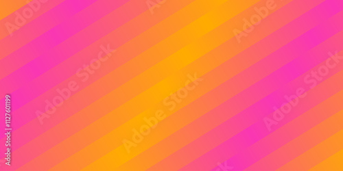 Diagonal transaction effect vivid gradient stripes banner background. Abstract minimalist neon orange hot pink backdrop