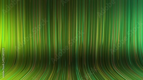 Abstract Green Lines BackgroundCurved Lines DesignDigital Art Green ShadesBackground Texture