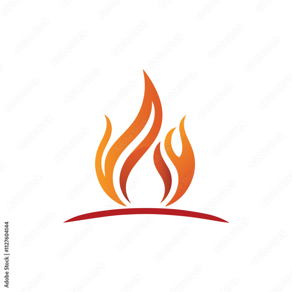 Fire Flame Logo Design with Modern Colorful Luxury Vector Template Fire Flame Logo Design with Modern Colorful Luxury Vector Template