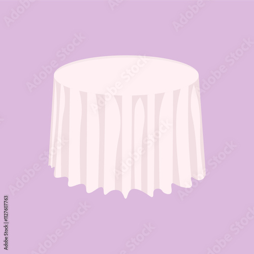 wedding round table illustration