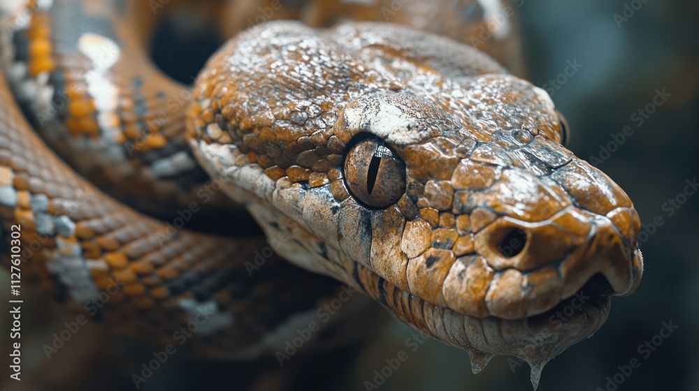 Close-up of a Snake's Head Close-up of a Snake's Head