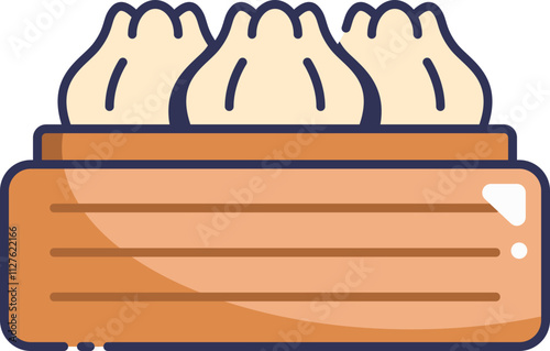 Dumplings Icon Illustrations