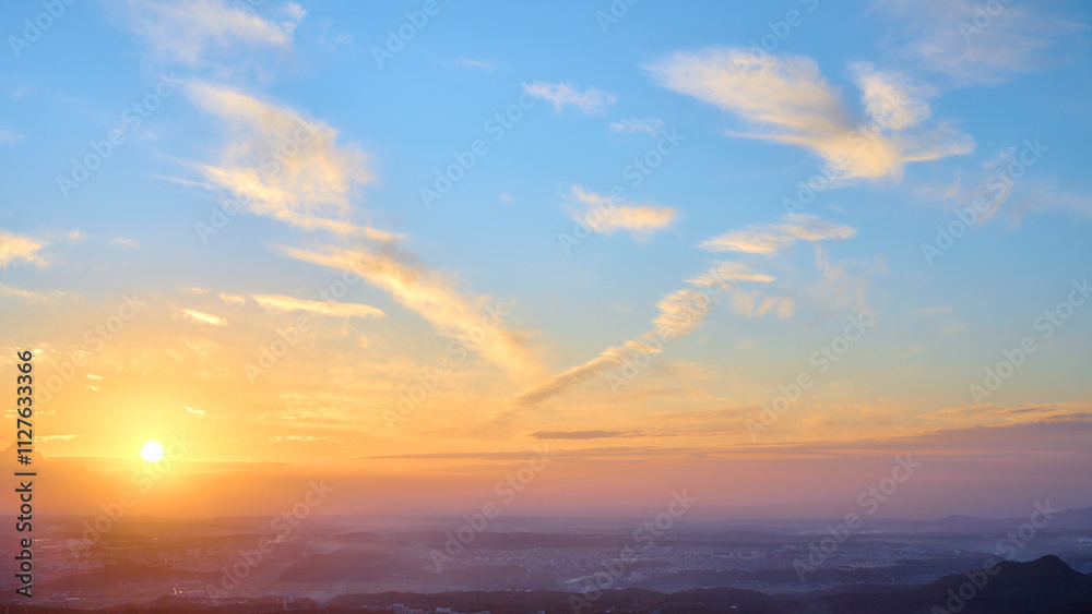 Fototapeta premium 夕方の空模様