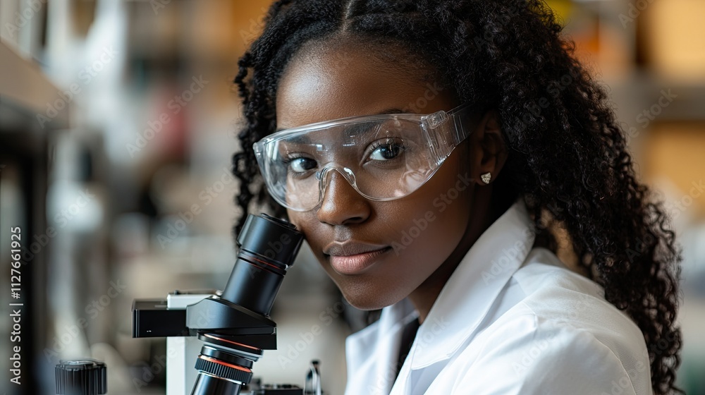 Portrait of a Young Female Scientist Portrait of a Young Female Scientist