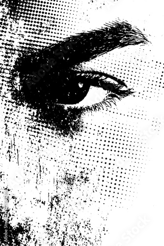 Vektor aus dem Set: Contemporary, Siebdruck, schatten, Scherenschnitt, Silhouette, umriss