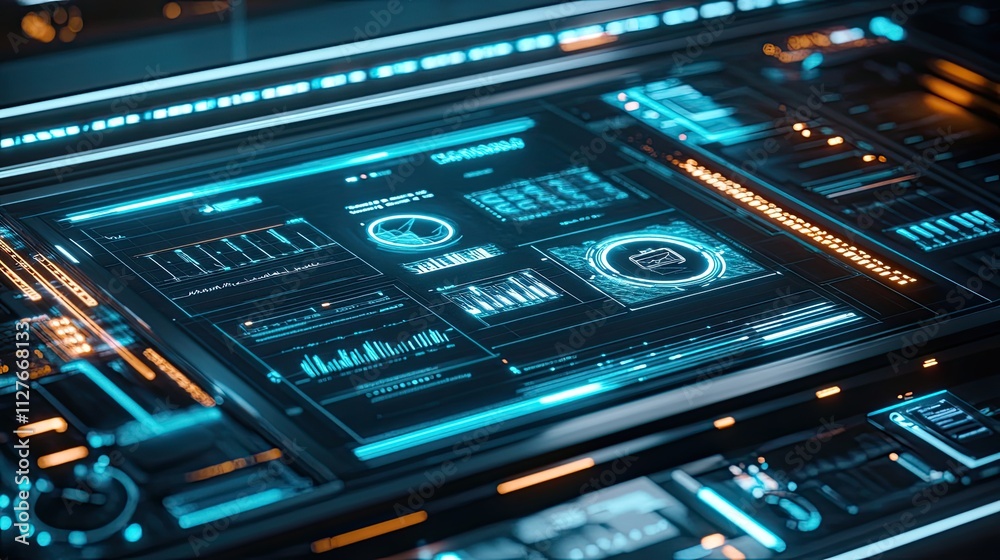 High-tech digital planning tools displayed on a sleek modern desk High-tech digital planning tools displayed on a sleek modern desk