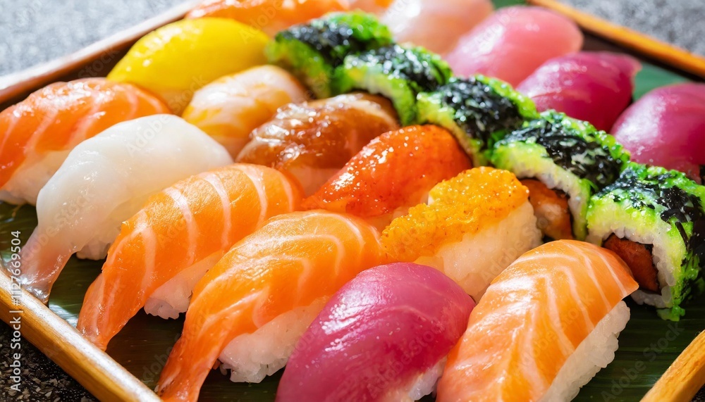 Rainbow Sushi Platters: A Vibrant Japanese Trend Rainbow Sushi Platters: A Vibrant Japanese Trend