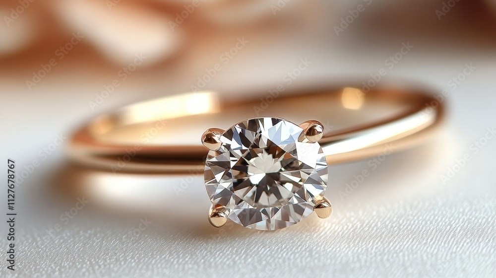 Timeless Yellow Gold Diamond Ring Design