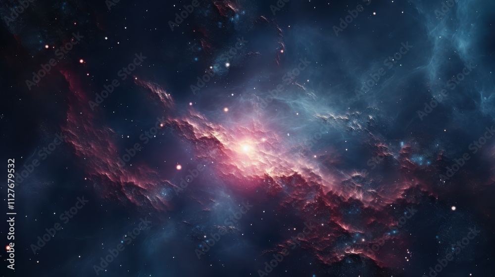 Cosmic Nebula Stellar Cloudscape Interstellar Dust