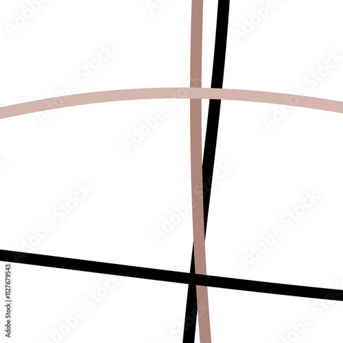 Neutral Abstract Minimalist Line Design