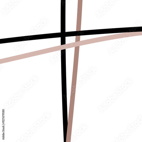 Neutral Abstract Minimalist Line Design