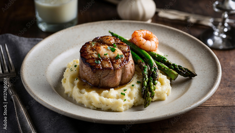 Surf and Turf: Filet Mignon with Garlic Butter Shrimp Surf and Turf: Filet Mignon with Garlic Butter Shrimp