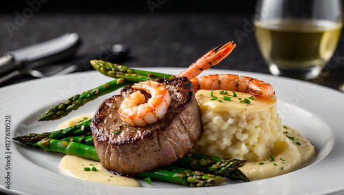 Surf and Turf: Filet Mignon with Garlic Butter Shrimp