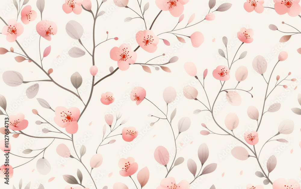 Retro style floral texture art background
Retro style floral texture art background