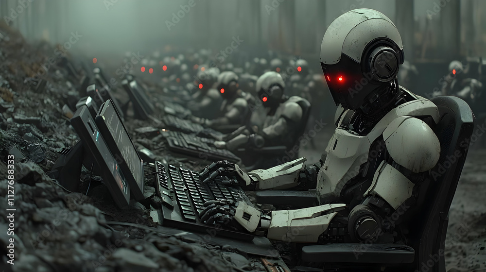 Robots Operate Computers in a Post-Apocalyptic World Robots Operate Computers in a Post-Apocalyptic World