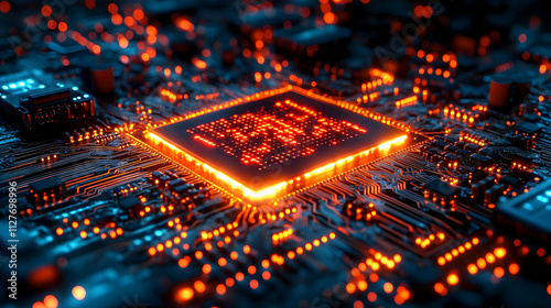 Microchip Circuits: Glowing Technology's Inner Workings, Detailed Analysis