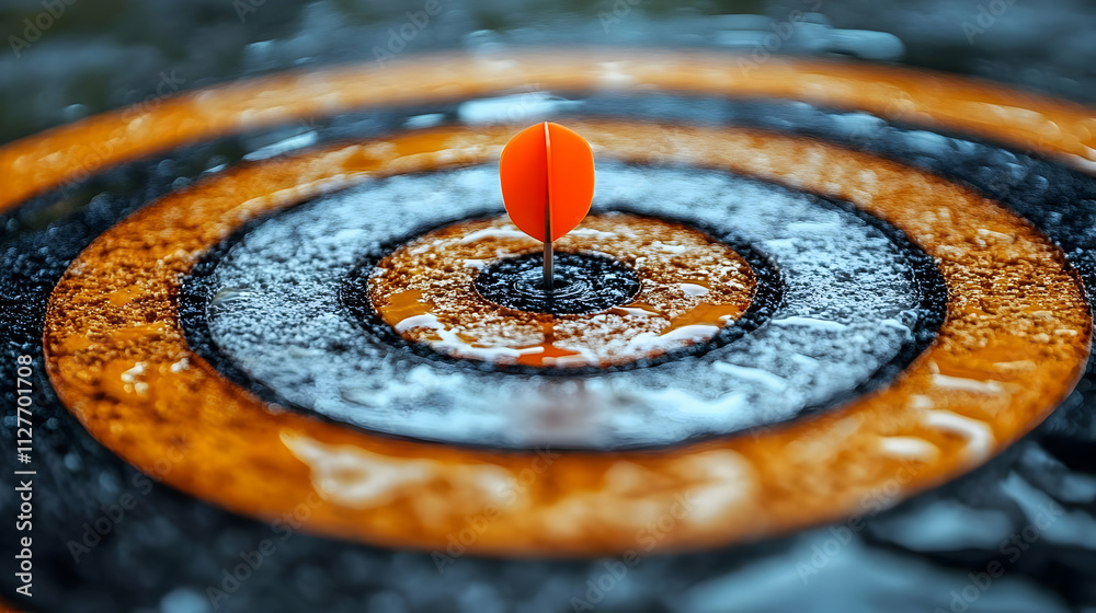 Achieve Your Goals: Dart Hits Bullseye, Precisely Achieve Your Goals: Dart Hits Bullseye, Precisely