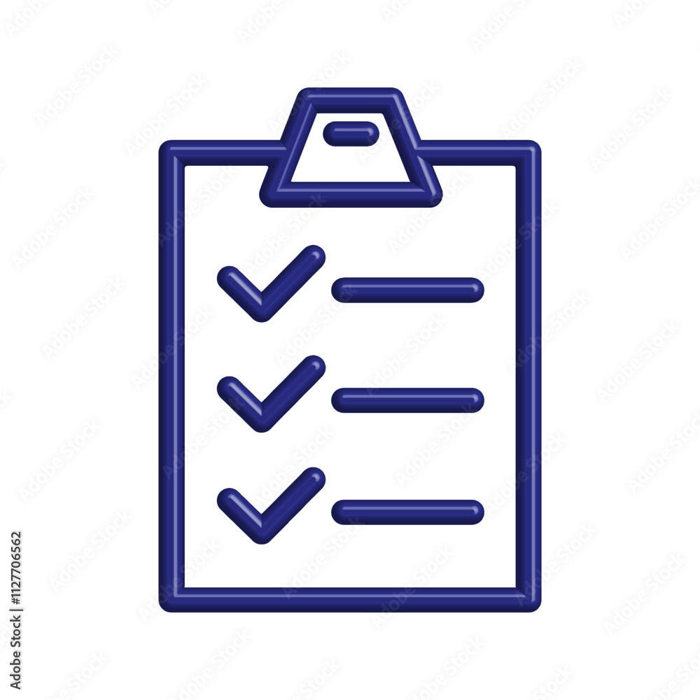 Checklist icon design template Checklist icon design template