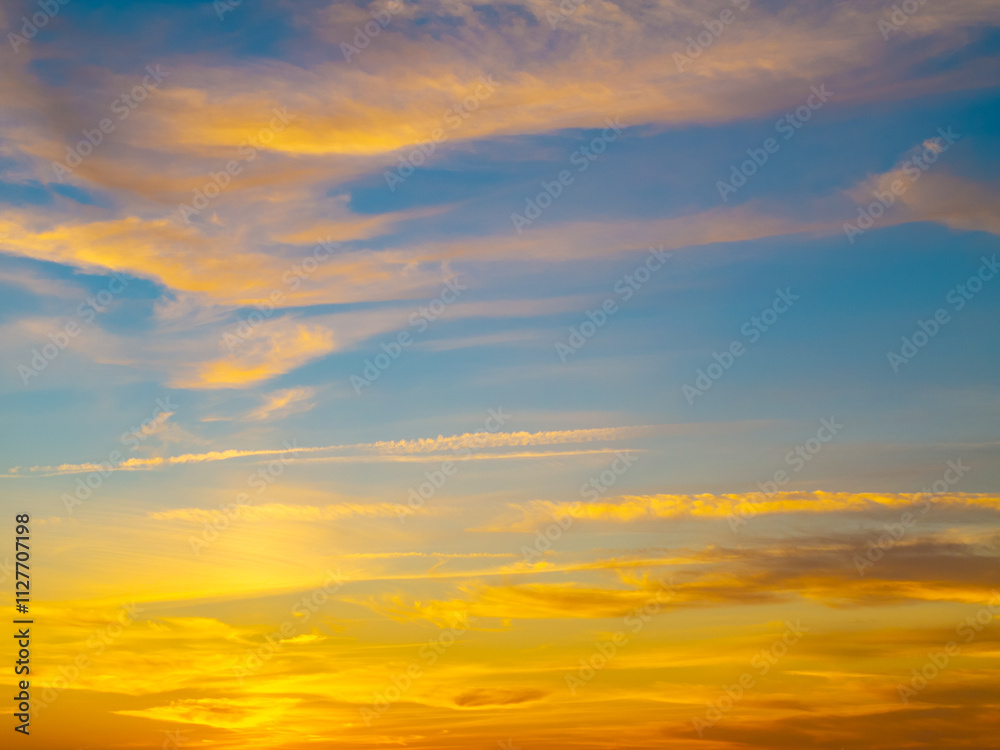 Obraz premium Sunset Replacement Skies