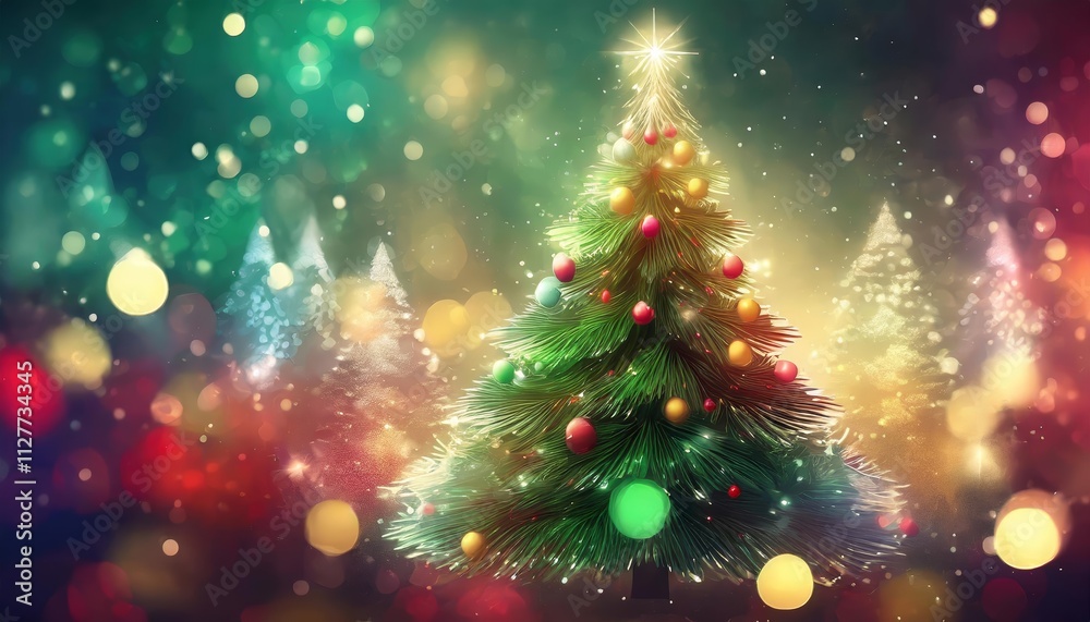 Stunning Abstract Christmas Tree Background Header Wallpaper Illustration : A Festive Blend of Colors and Shapes Perfect for Holiday-Themed Projects and Celebrations Stunning Abstract Christmas Tree Background Header Wallpaper Illustration : A Festive Blend of Colors and Shapes Perfect for Holiday-Themed Projects and Celebrations