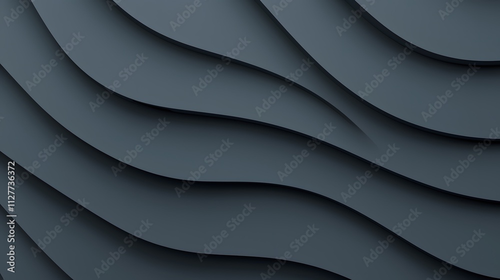 Abstract dark gray wavy background texture. Abstract dark gray wavy background texture.