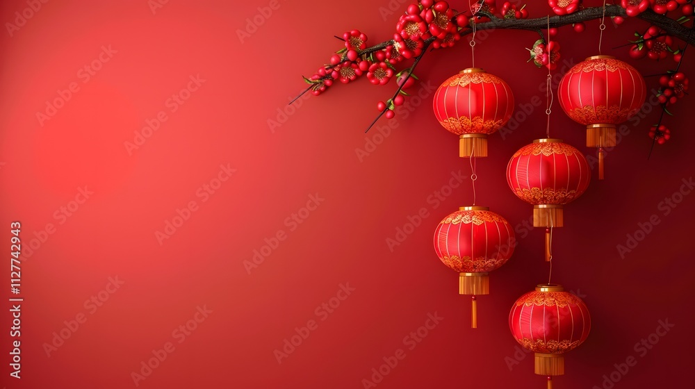 2025 Year of the Snake New Year Festival Red Atmosphere Background Decoration 2025 Year of the Snake New Year Festival Red Atmosphere Background Decoration