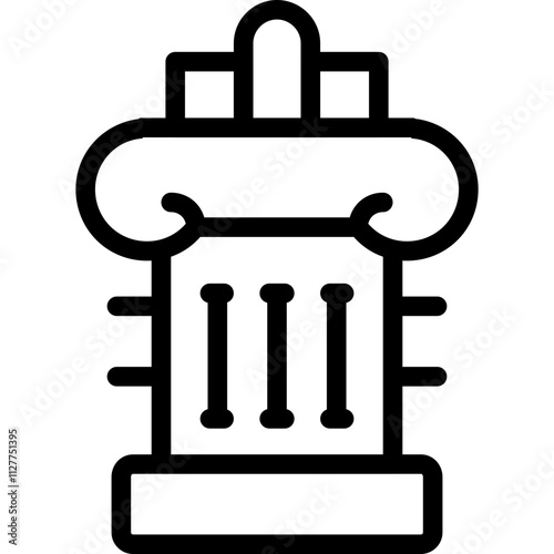 Column Capital Icon