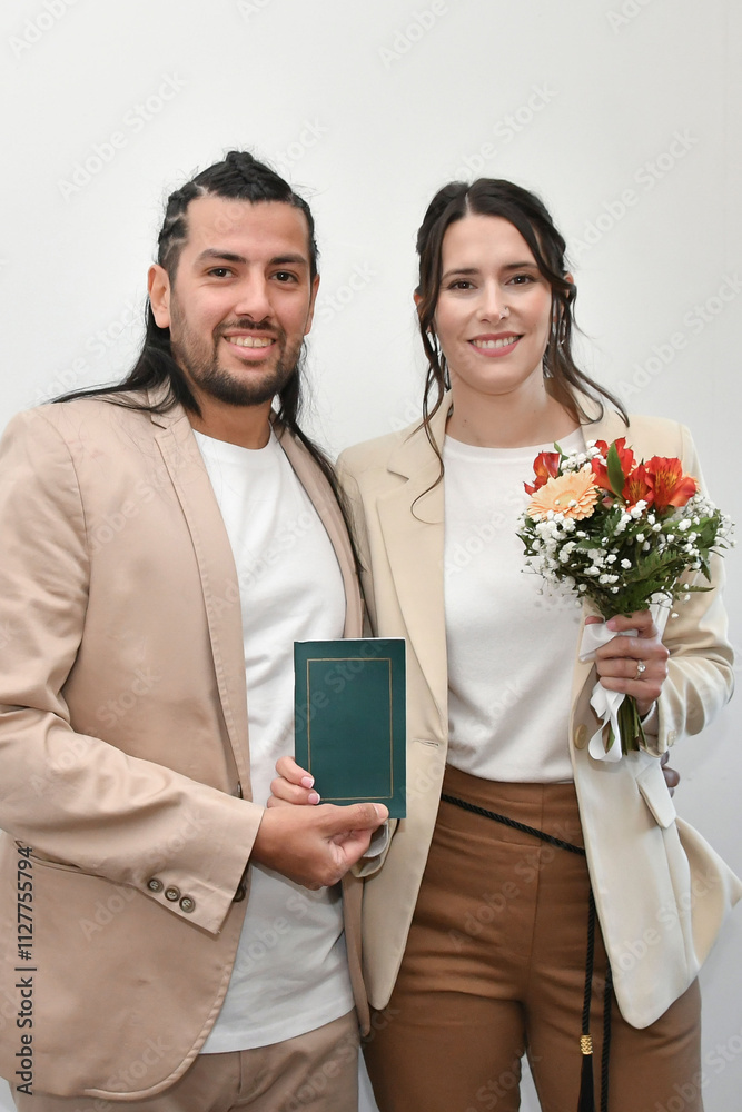couple with gift
