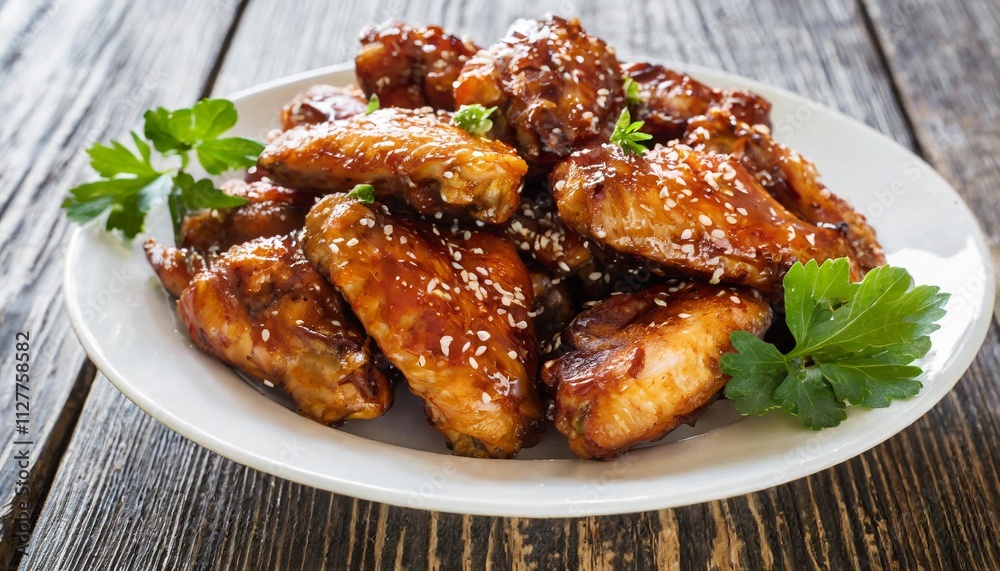 BBQ Chicken Wings with Sticky Glaze: Finger-Licking Good BBQ Chicken Wings with Sticky Glaze: Finger-Licking Good