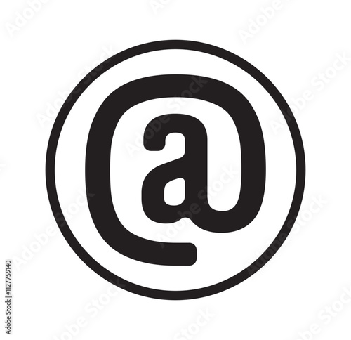 Mention icon. Mention, comment, message, Tag, Reference, social media, text, email, mail, etc. mention icon vector illustration eps 10