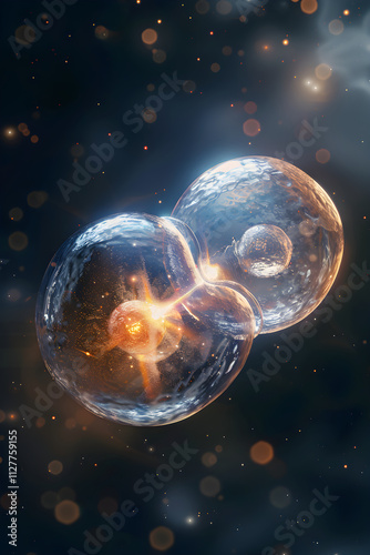 Dramatic Portrayal of the Divine Dance of Life: The Formation of a Zygote photo