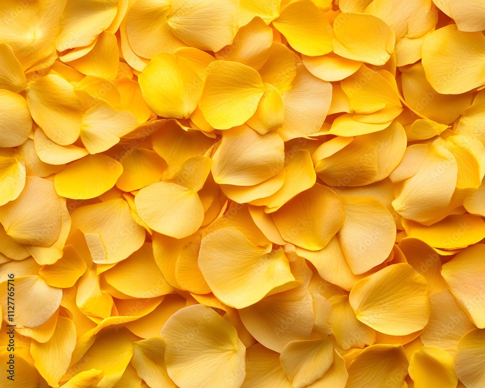 A close-up of vibrant yellow flower petals, creating a soft and inviting texture.