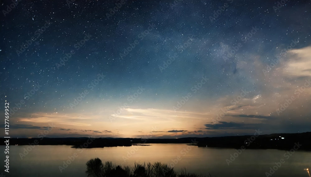 Beautiful Sky Night with Stars Background : A Captivating View of Twinkling Stars Against a Deep Blue Canvas, Perfect for Creating a Serene and Tranquil Atmosphere in Your Designs. Beautiful Sky Night with Stars Background : A Captivating View of Twinkling Stars Against a Deep Blue Canvas, Perfect for Creating a Serene and Tranquil Atmosphere in Your Designs.