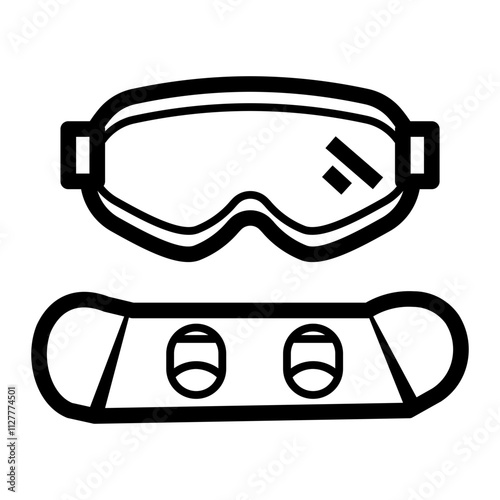 goggles Line Icon