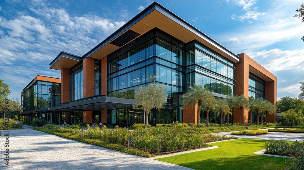 Modern Corporate Building Modern Corporate Building