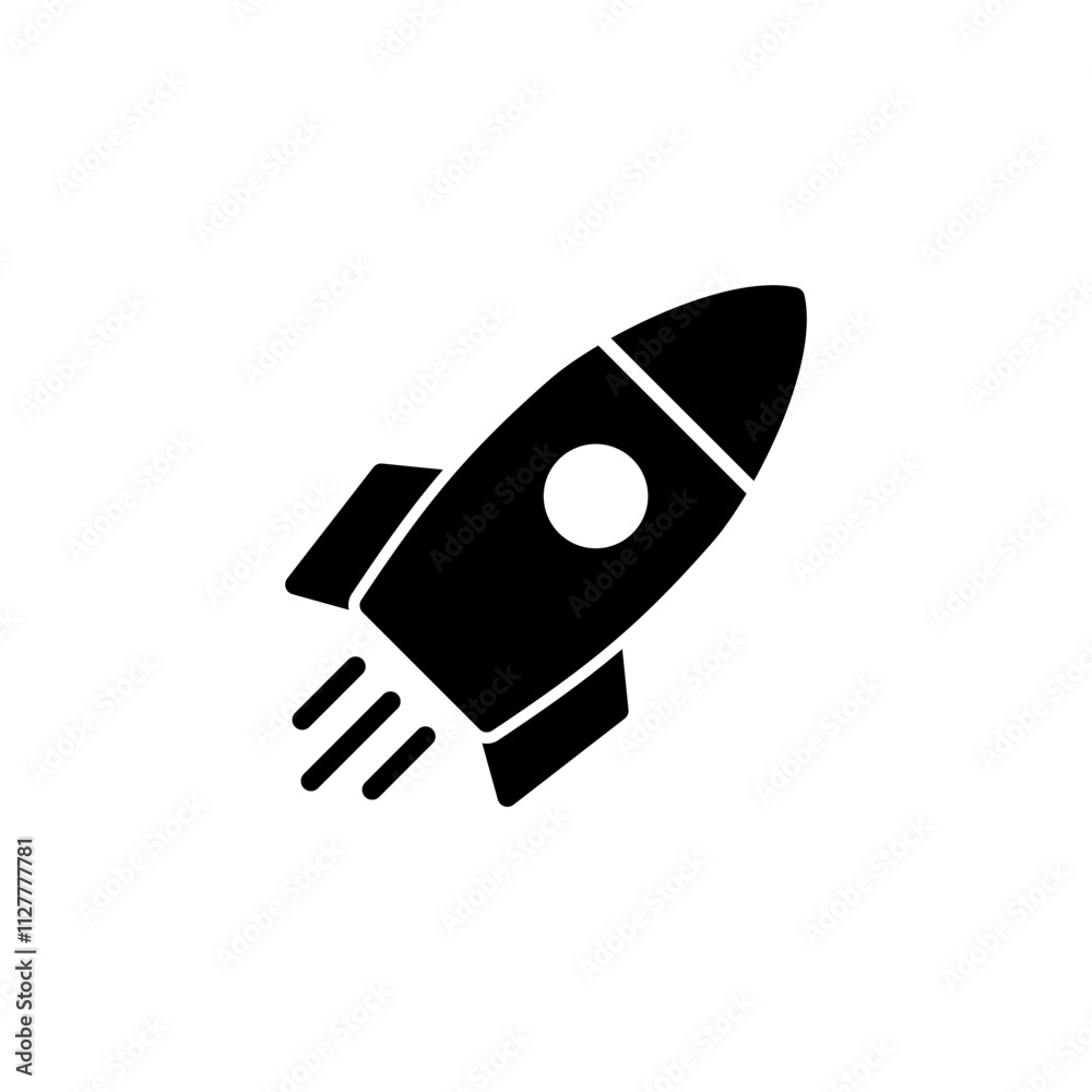 Rocket icon logo design. Startup sign and symbol. rocket launcher icon Rocket icon logo design. Startup sign and symbol. rocket launcher icon