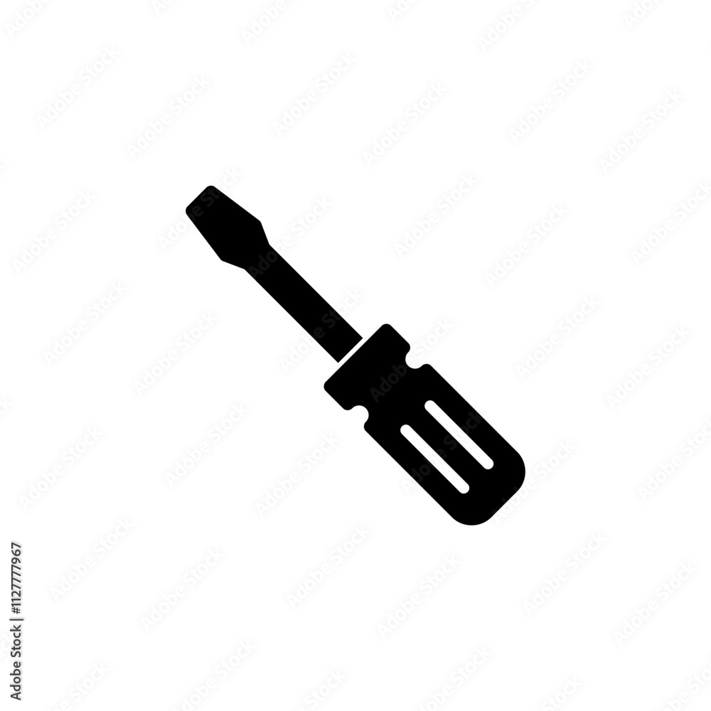 Screwdriver icon logo design. tools sign and symbol Screwdriver icon logo design. tools sign and symbol