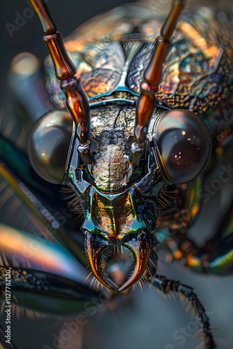 Detailed Macro-Photography: The Intricacy of The Zyzzyva Insect's Appearance photo