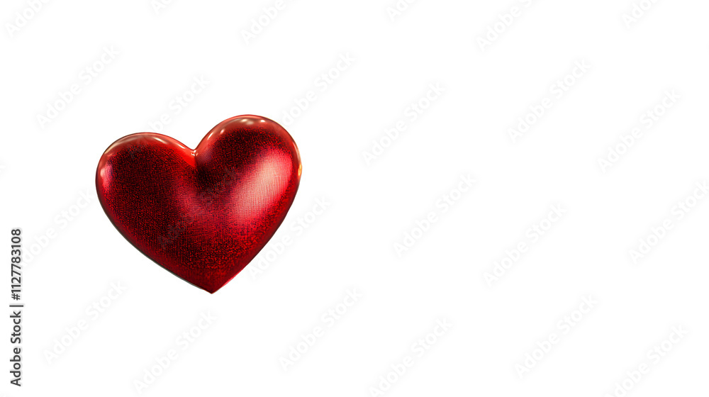 red heart 3d bokeh red heart 3d bokeh