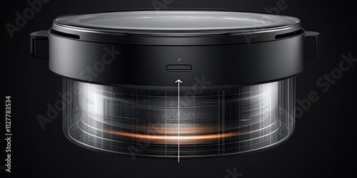 Smart Cooker with Transparent Lid