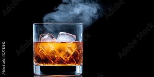 Whiskey on the Rocks with a Smoky Twist