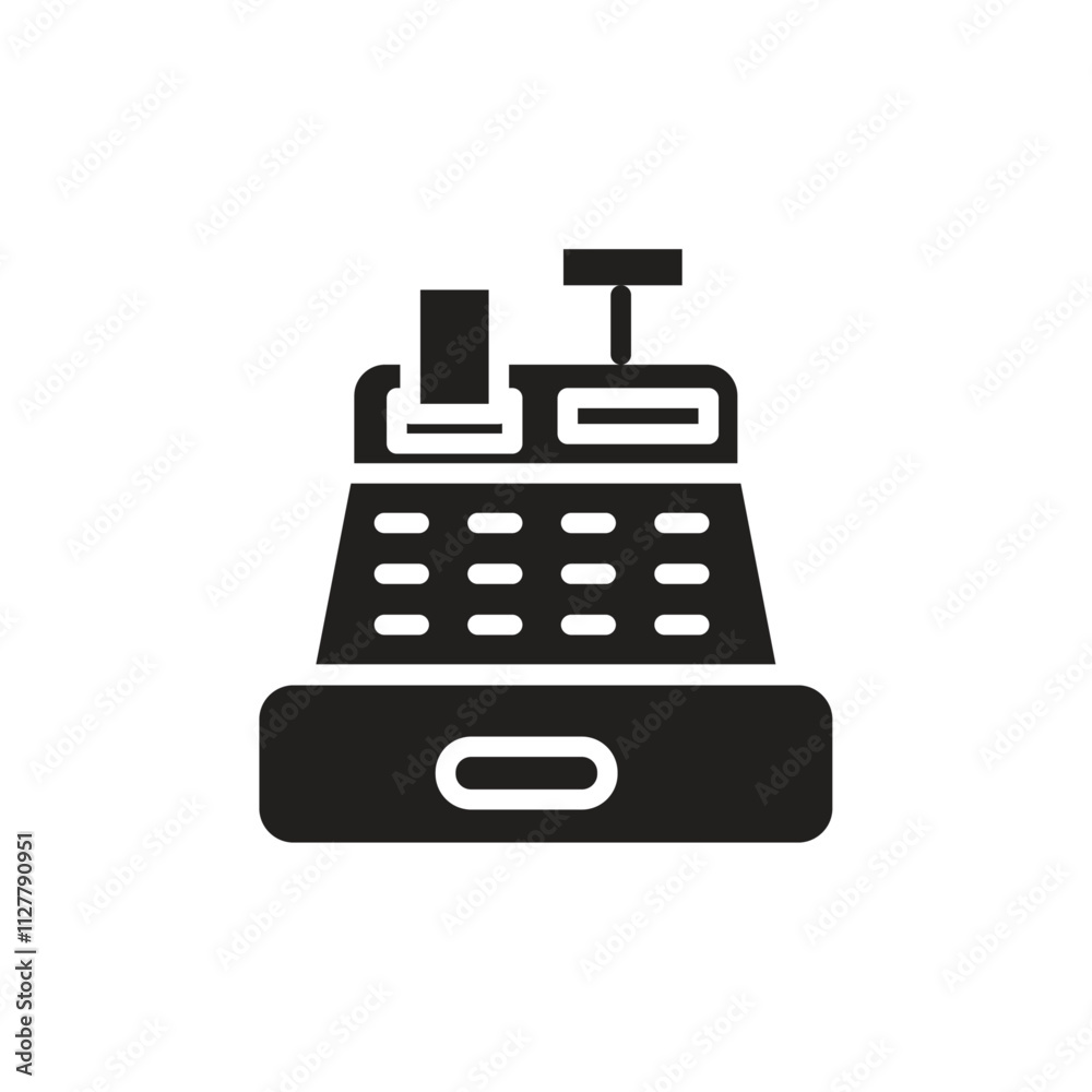 Cash register icon Thin line art collection Cash register icon Thin line art collection