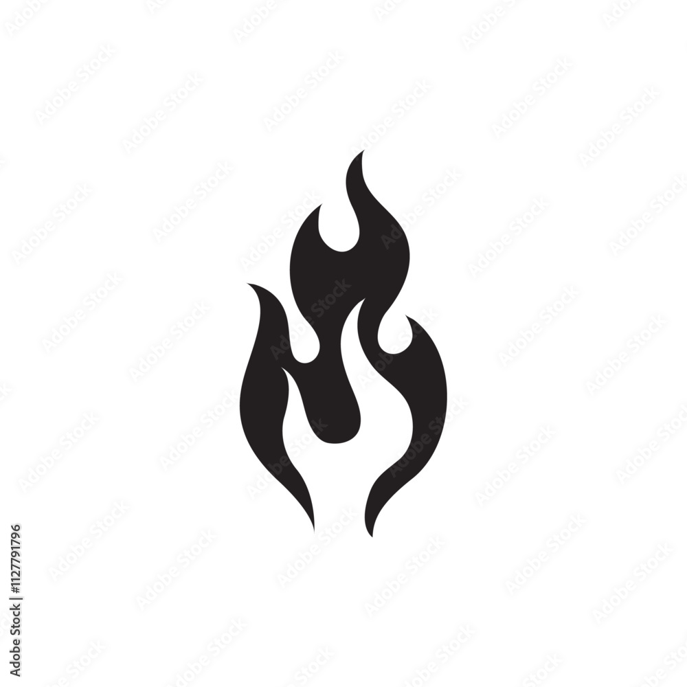 Flame icon Thin line art collection Flame icon Thin line art collection