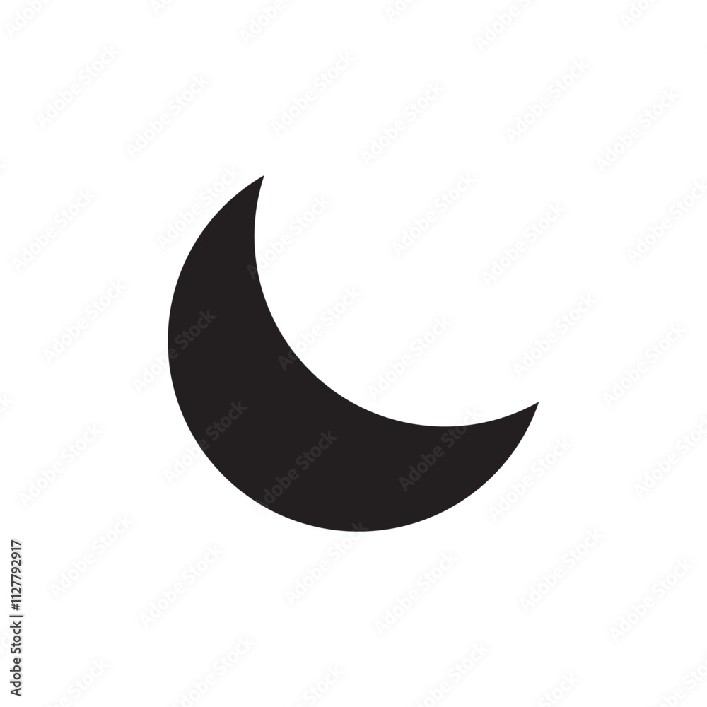 Moon icon Thin line art collection Moon icon Thin line art collection