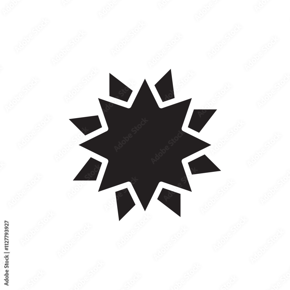 Starburst Icon Thin line art collection Starburst Icon Thin line art collection