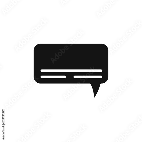 Subtitles icon Thin line art collection