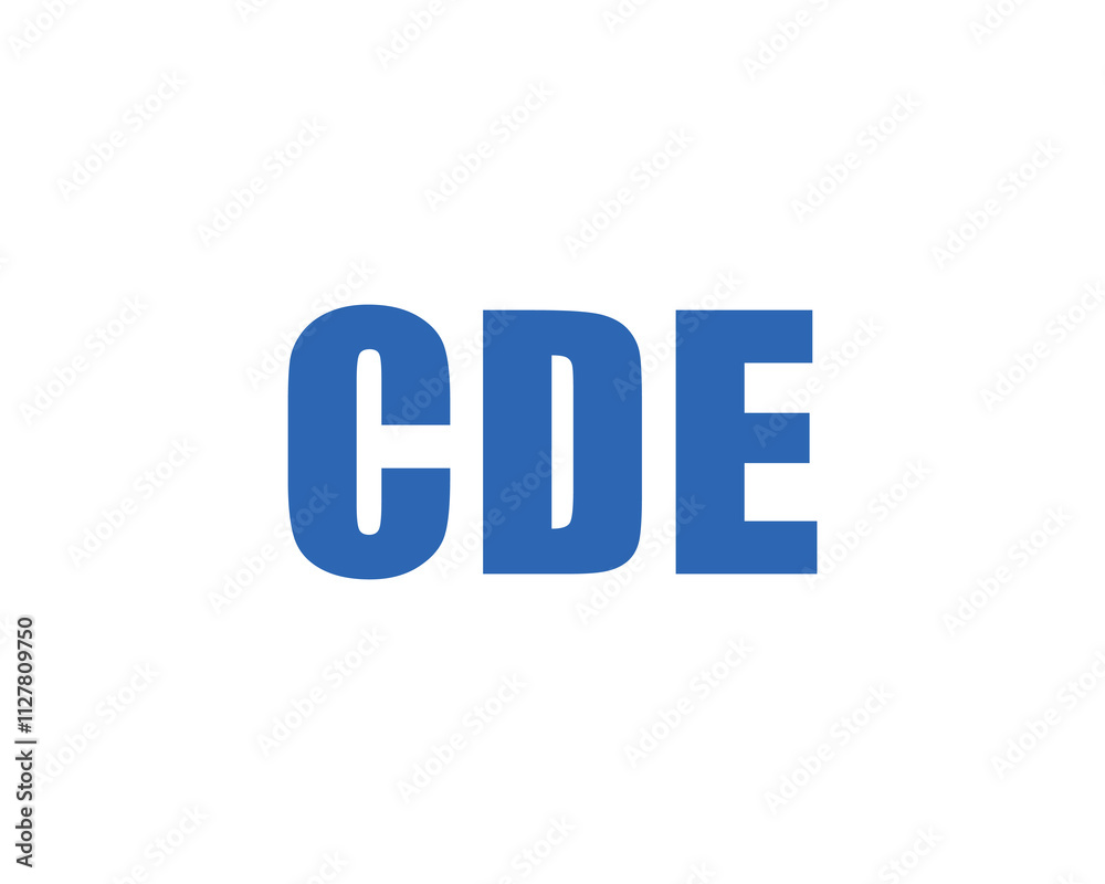 CDE logo design vector template. CDE CDE logo design vector template. CDE